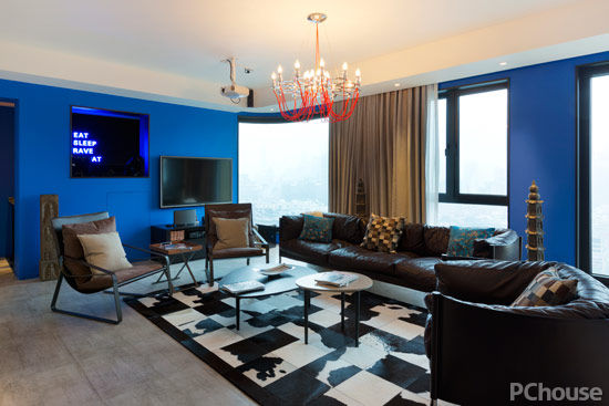 |西安装修公司|色彩美学装点家 180平江景公寓装修 |西安装修公司|色彩美学装点家 180平江景公寓装修