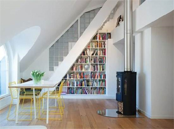 西安装修公司-楼梯下面装修如何设计 巧妙利用楼梯下空间