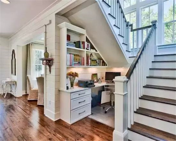 西安装修公司-楼梯下面装修如何设计 巧妙利用楼梯下空间