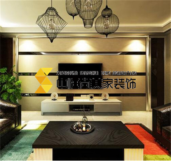 西安装修公司-客厅有门怎么装修 客厅隐形门设计方案