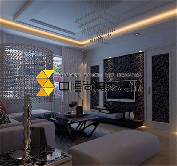 西安装修公司-客厅有门怎么装修 客厅隐形门设计方案