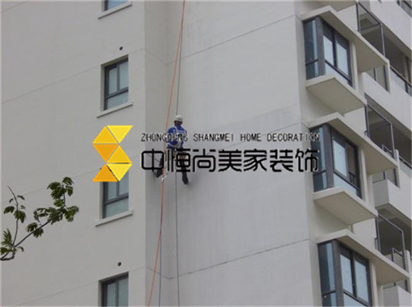 西安装修公司-外墙油漆翻新施工步骤介绍 外墙乳胶漆施工注意事项