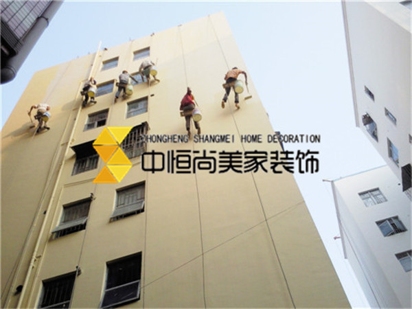 西安装修公司-外墙油漆翻新施工步骤介绍 外墙乳胶漆施工注意事项