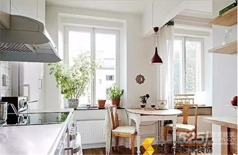 西安装修公司|小户型的餐厅也要美美的