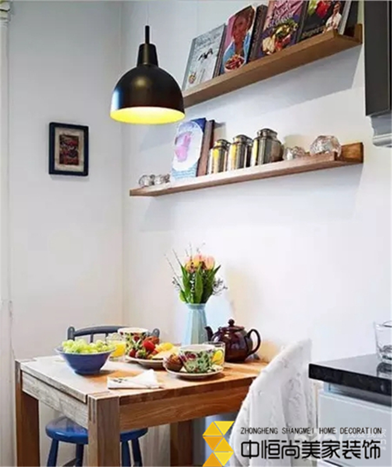 西安装修公司|小户型的餐厅也要美美的