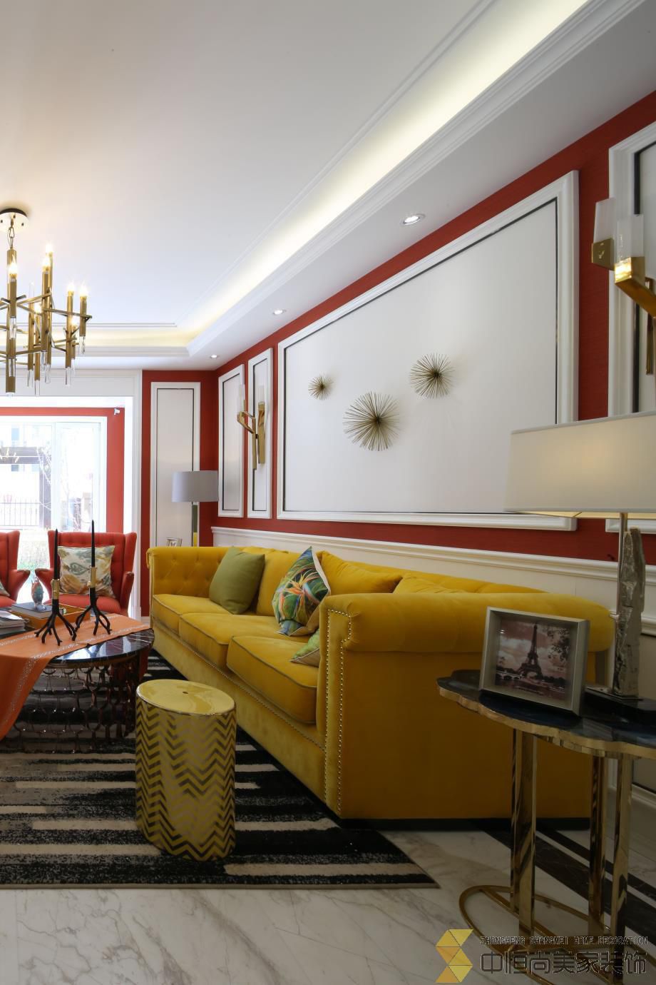 西安,西安家装,西安家装设计,西安小户型设计公司,装修案例恒基毕翠锦华 效果图