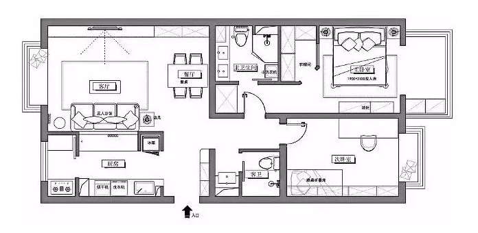82㎡的小户型装修选择去哪里？超实用的小户型整装设计