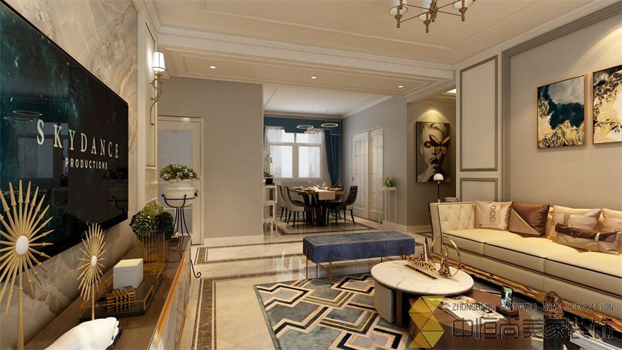 西安,西安家装,西安家装设计,西安小户型设计公司,装修案例陆港滨海湾效果图