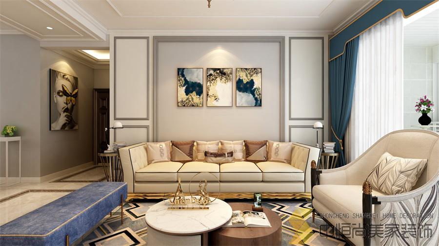 西安,西安家装,西安家装设计,西安小户型设计公司,装修案例陆港滨海湾效果图