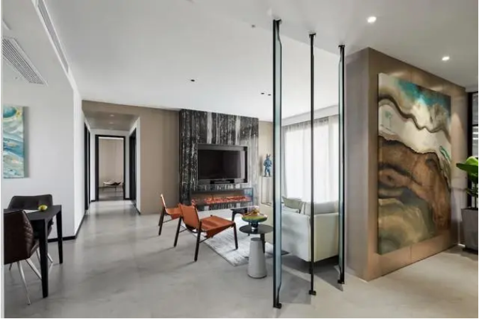 145㎡现代轻奢装修，实用又大气