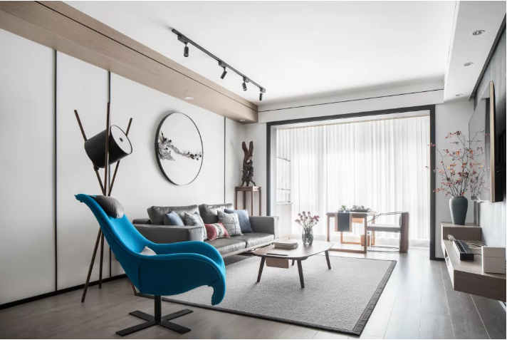 140㎡高级灰新中式 | 屏蔽喧嚣世事，给你闲适舒心的生活！