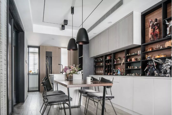 140㎡高级灰新中式 | 屏蔽喧嚣世事，给你闲适舒心的生活！