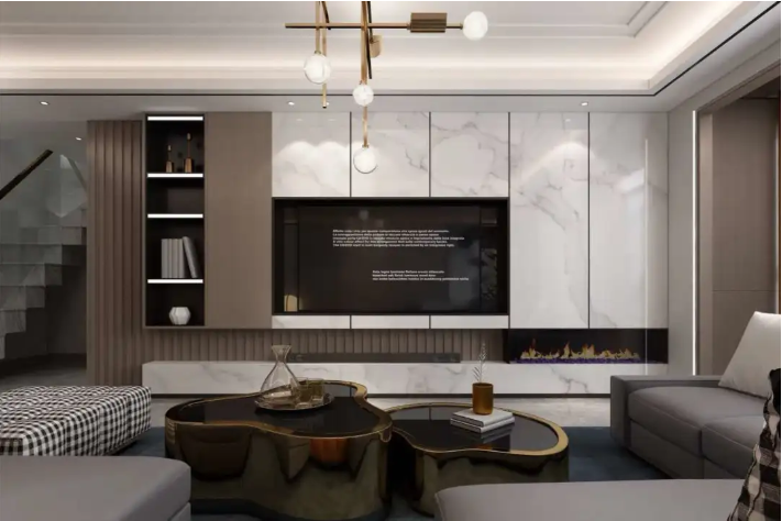 四室两厅现代轻奢风案例 | 彰显高级