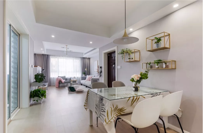 116㎡简约北欧风装修案例 | 舒适惬意