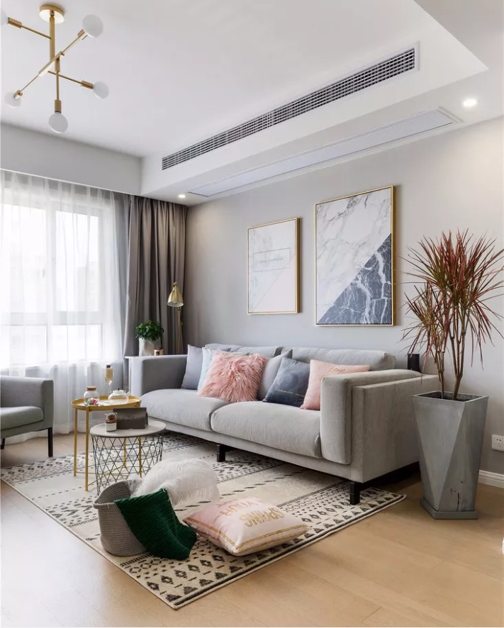 116㎡简约北欧风装修案例 | 舒适惬意