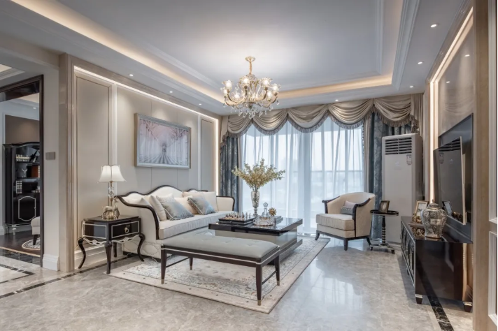 160㎡简约欧式风格案例 | 营造华丽浪漫感