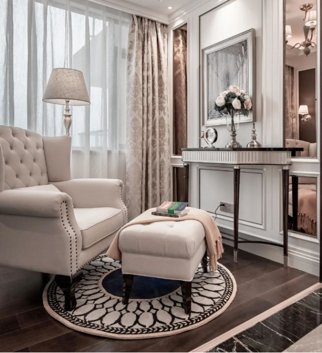 160㎡简约欧式风格案例 | 营造华丽浪漫感