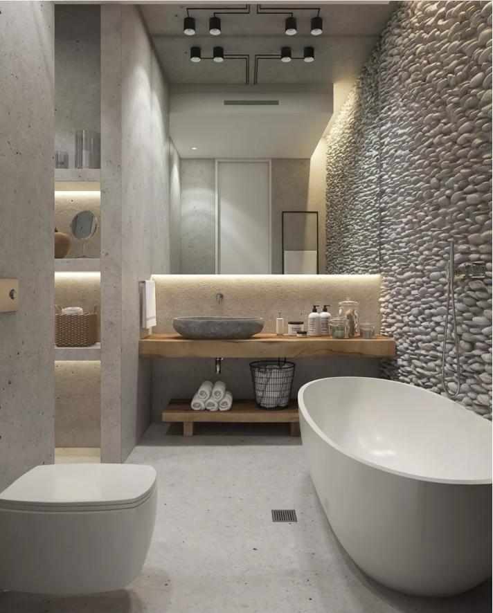 卫生间这样设计也太美了！