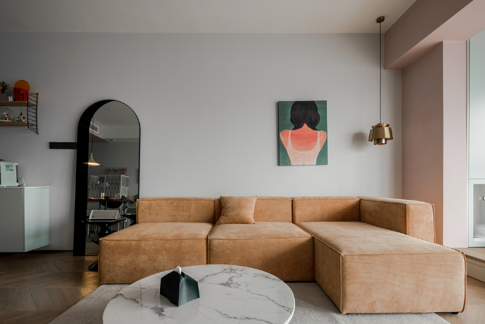 撞色设计分享 | 温馨清爽的年轻气息