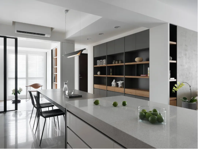 135㎡现代简约搭配分享 | 黑白灰格调 满满高级感