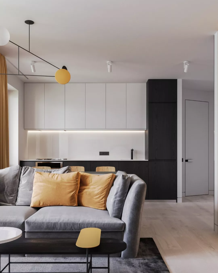 黄色如同跳动的音符 | 让这个小空间变得俏皮有趣 黄色如同跳动的音符 | 让这个小空间变得俏皮有趣