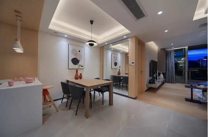 150㎡现代简约案例 | 无主灯设计