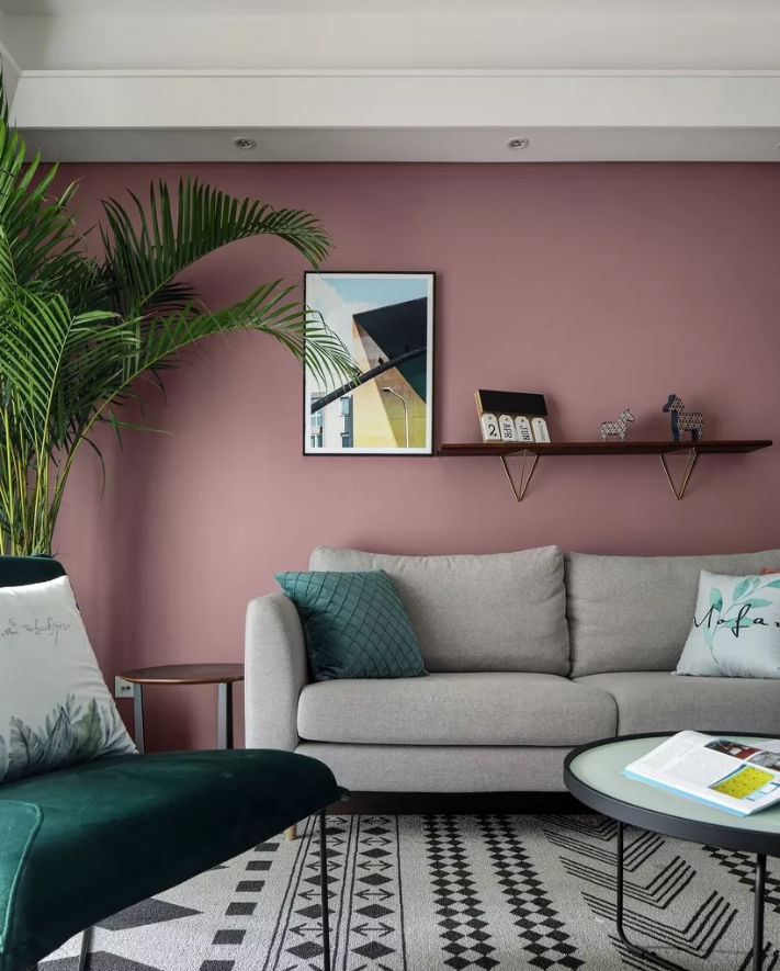 120㎡3室2厅北欧案例 | 这个撞色真的很赞！