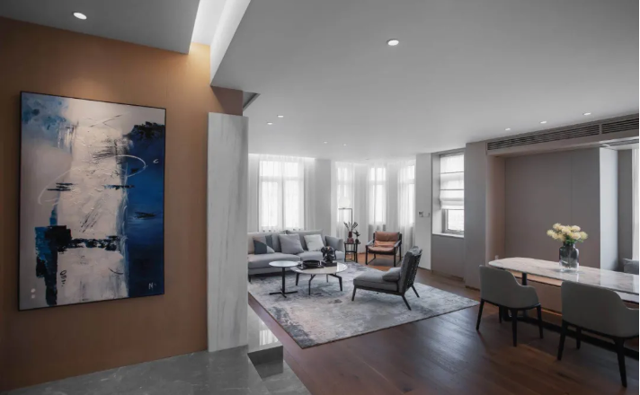 140㎡现代简约，安静舒适的空间，让生活轻松自然