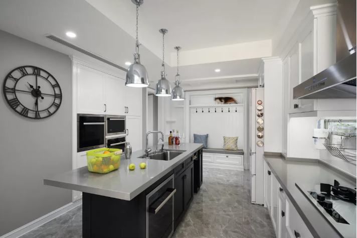 156㎡美式轻奢案例 | 书房加影音室让人羡慕不已