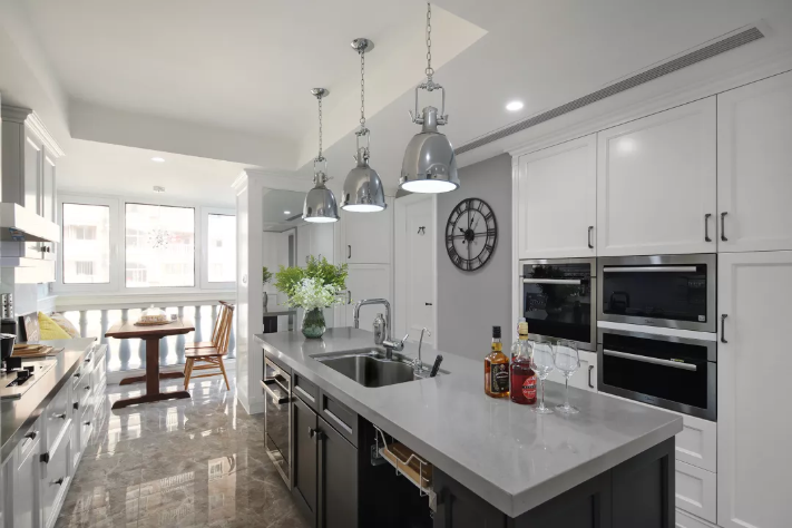 156㎡美式轻奢案例 | 书房加影音室让人羡慕不已