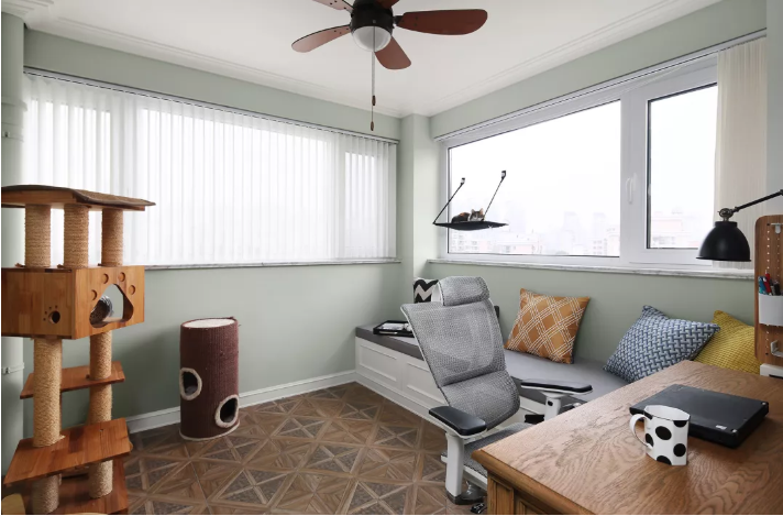 156㎡美式轻奢案例 | 书房加影音室让人羡慕不已