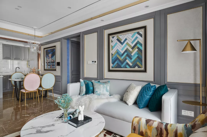 98㎡现代美式案例分享 | 简约又典雅