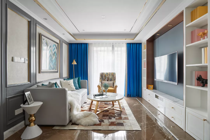 98㎡现代美式案例分享 | 简约又典雅