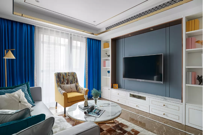 98㎡现代美式案例分享 | 简约又典雅