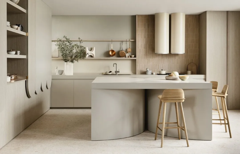 厨房加个中岛，小家也能住出豪宅感