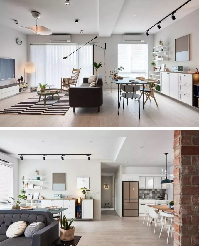 台式北欧风设计案例，演绎柔软的简约