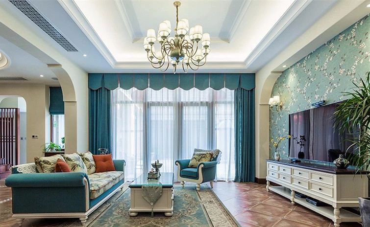 不同风格的窗帘的搭配