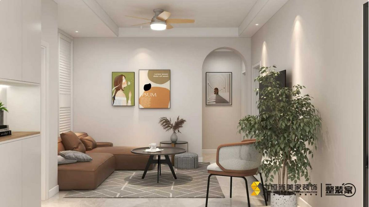 西安,西安家装,西安家装设计,西安小户型设计公司,装修案例西安辰宇世纪城效果图