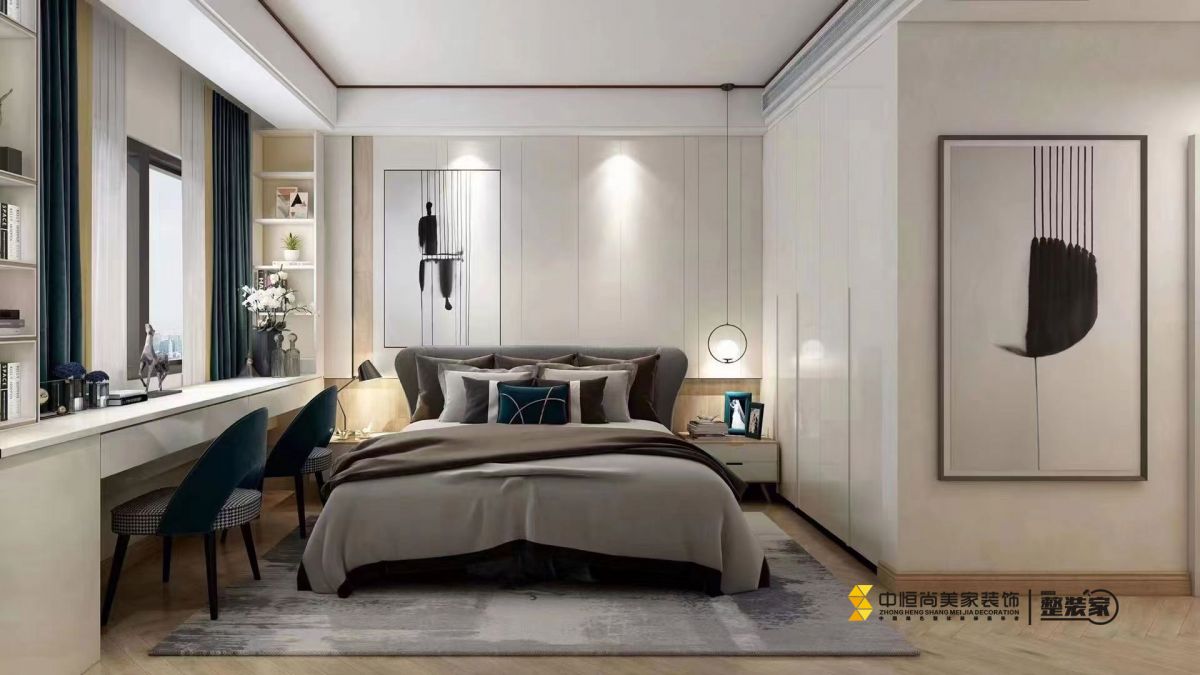 西安,西安家装,西安家装设计,西安小户型设计公司,装修案例西安香榭水岸效果图