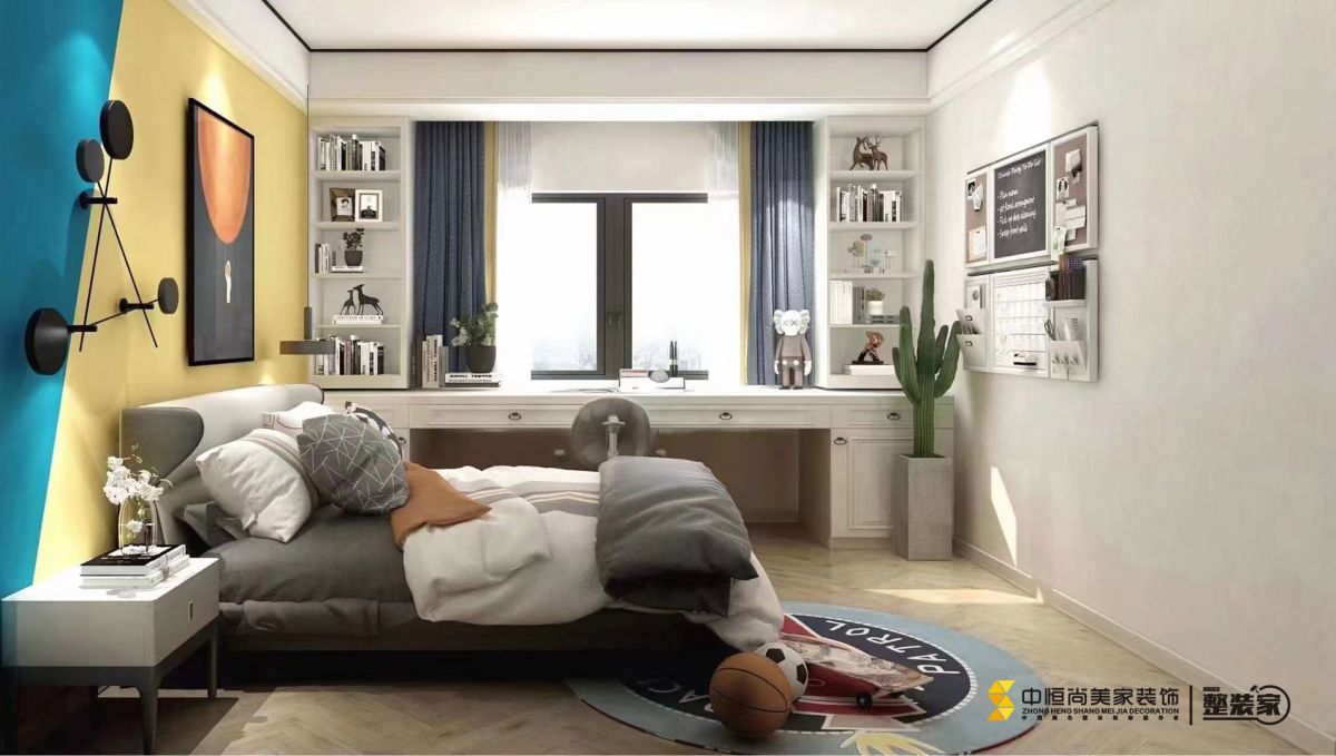 西安,西安家装,西安家装设计,西安小户型设计公司,装修案例西安香榭水岸效果图