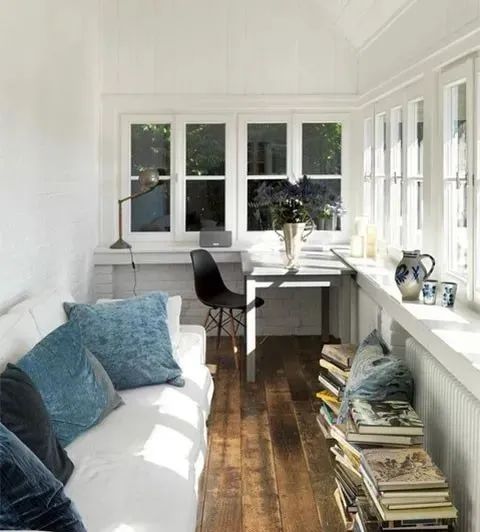 没想到，封闭后的阳台居然还能这么用，脑洞大开！