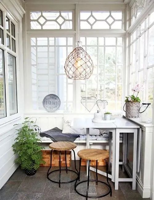 没想到，封闭后的阳台居然还能这么用，脑洞大开！