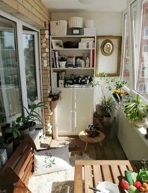 没想到，封闭后的阳台居然还能这么用，脑洞大开！