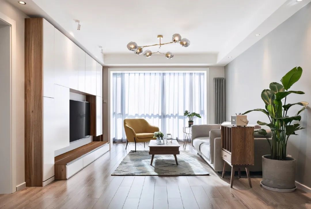 85㎡北欧，简单硬装+清新软装配色，简单装修也能打动人心！