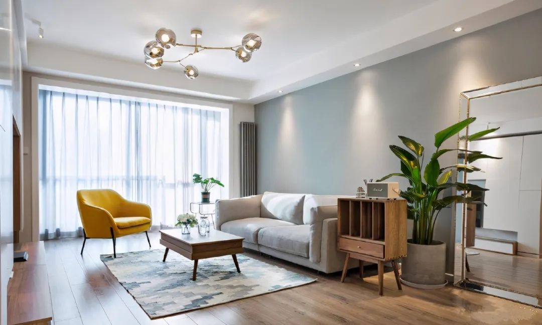 85㎡北欧，简单硬装+清新软装配色，简单装修也能打动人心！