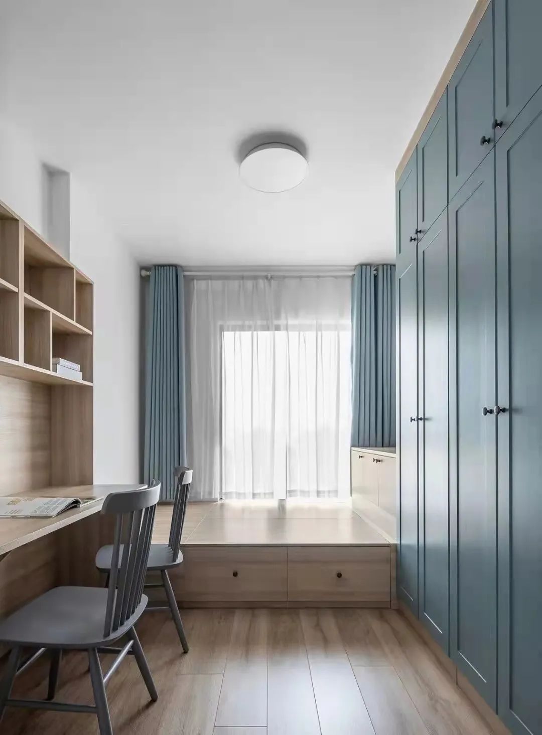 66㎡现代简约，全屋配色温馨清简，打造幸福四口之家！