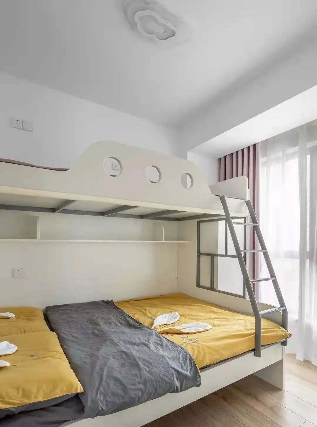 66㎡现代简约，全屋配色温馨清简，打造幸福四口之家！