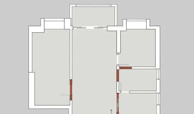 85㎡两室变三室，三口轻奢之家