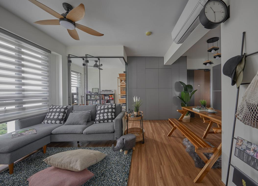 135㎡房，开放式餐厨，独立玻璃书房，幸福感满满