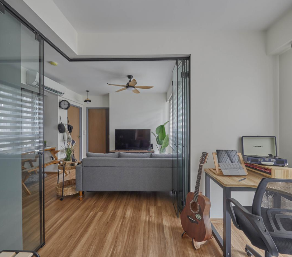 135㎡房，开放式餐厨，独立玻璃书房，幸福感满满